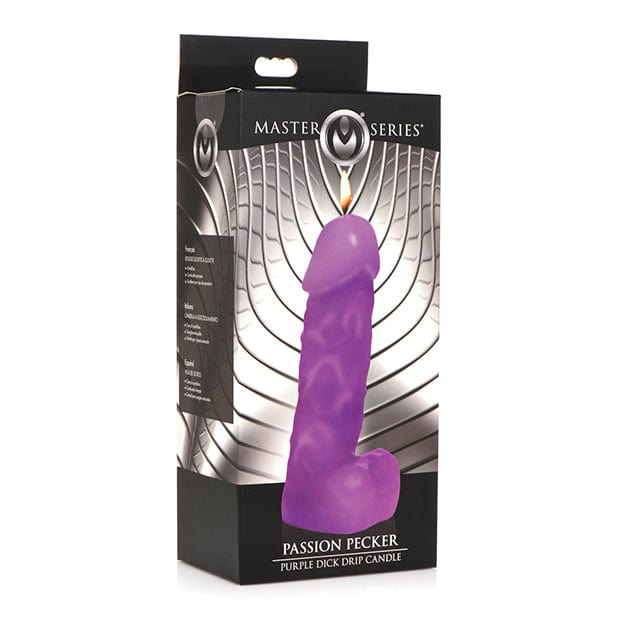 Master Series - Passion Pecker Dick Drip Massage Candle (Purple) Massage Candle 848518046895 CherryAffairs