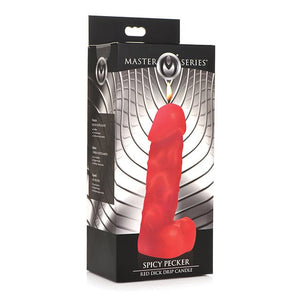 Master Series - Spicy Pecker Dick Drip Candle Wax Play BDSM (Red) BDSM (Others) 848518046918 CherryAffairs