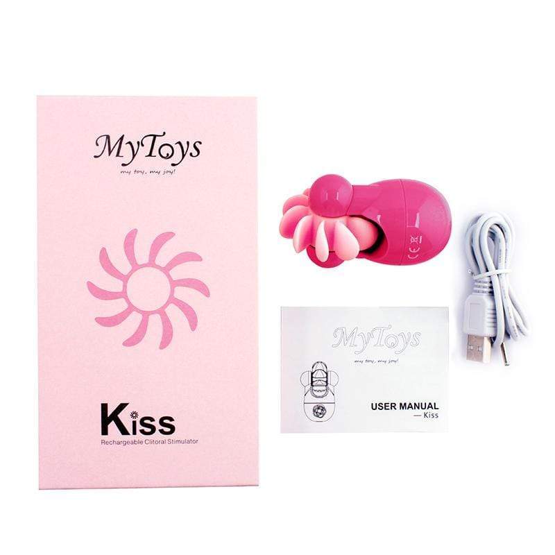MyToys - Kiss Rechargeable Clit Massager (Pink) Clit Massager (Vibration) Rechargeable 9504000162085 CherryAffairs