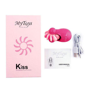 MyToys - Kiss Rechargeable Clit Massager (Pink) Clit Massager (Vibration) Rechargeable 9504000162085 CherryAffairs