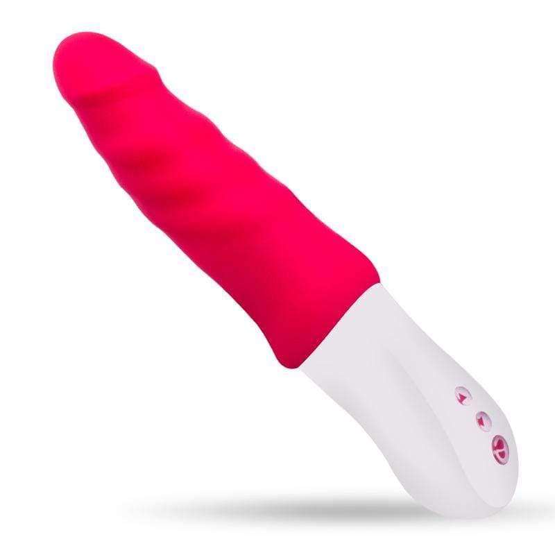 MyToys - My Lover Rechargeable Thrusting Vibrator (Red) Non Realistic Dildo w/o suction cup (Vibration) Rechargeable 9504000162153 CherryAffairs