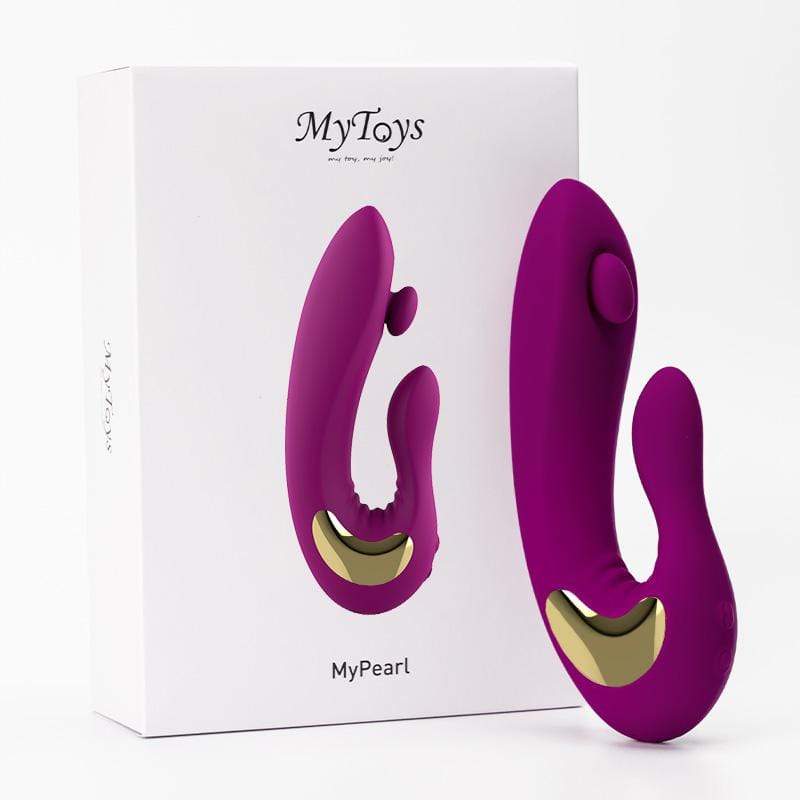 MyToys - MyPearl Clitoral G Spot Vibrator (Red Violet) Clit Massager (Vibration) Rechargeable 9504000162320 CherryAffairs