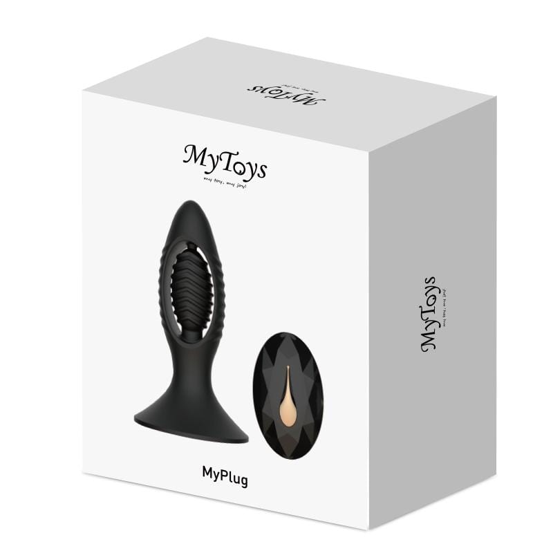 MyToys - MyPlug Remote Control Anal Plug (Black) Remote Control Anal Plug (Vibration) Rechargeable 9504000162405 CherryAffairs