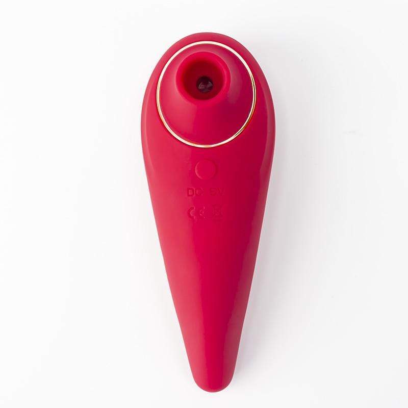 MyToys - Seahorse Dual G Spot Vibrator with Clitoral Air Stimulator (Red) Clit Massager (Vibration) Rechargeable 9504000162382 CherryAffairs