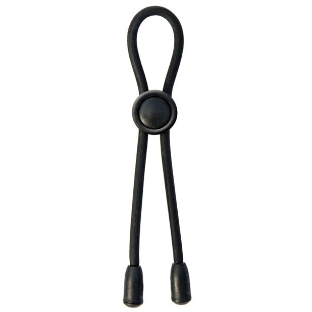 Nasstoys - Mack Tuff Adjustable Silicone Cock Tie Cock Ring (Black) Silicone Cock Ring (Non Vibration) 782631252521 CherryAffairs