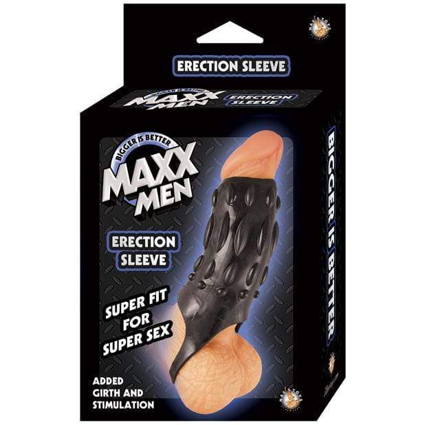 Nasstoys - Maxx Men Erection Cock Sleeve (Black) Cock sleeves (Non Vibration) 782631261721 CherryAffairs