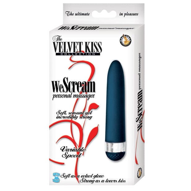 Nasstoys - The Velvet Kiss Collection We Scream Bullet Vibrator (Black) Bullet (Vibration) Non Rechargeable 625557437 CherryAffairs