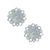 Neva Nude - Ice Crystal Jewel Reusuable Silicone Pasties Nipple Covers O/S (Silver) Nipple Covers 672975645090 CherryAffairs