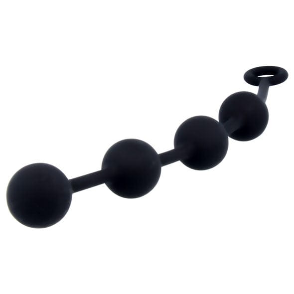 Nexus - Excite Silicone Anal Beads Large (Black) Anal Beads (Non Vibration) 604570219 CherryAffairs