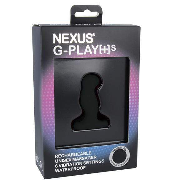 Nexus - G Play Plus Rechargeable Prostate Massager Small (Black) Prostate Massager (Vibration) Rechargeable 5060274220936 CherryAffairs