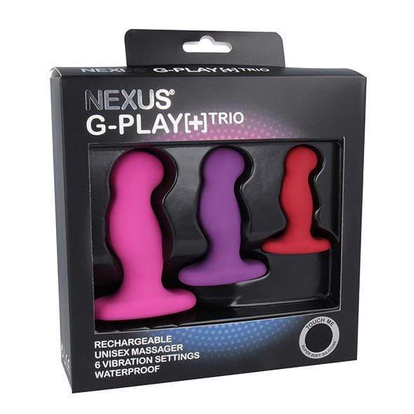 Nexus - G Play Plus Trio Rechargeable Prostate Massager (Multi Colour) Prostate Massager (Vibration) Rechargeable 5060274221056 CherryAffairs