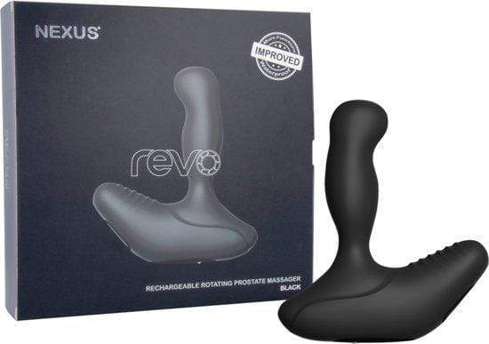 Nexus - Revo 2 Rechargeable Rotating Prostate Massager Improved (Black) Prostate Massager (Vibration) Rechargeable 5060274221209 CherryAffairs