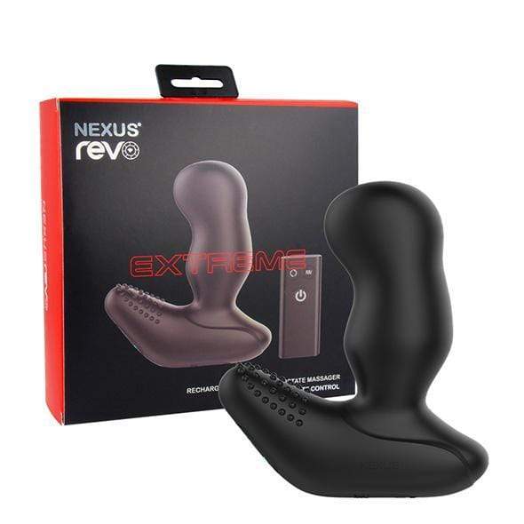 Nexus - Revo Extreme Supersized Rechargeable Rotating Prostate Massager (Black) Prostate Massager (Vibration) Rechargeable 5060274221315 CherryAffairs