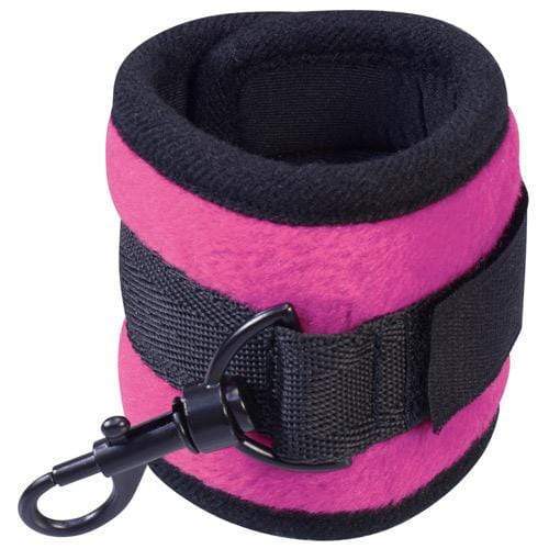 NPG - Captive Velvet BDSM Handcuffs (Pink) Hand/Leg Cuffs 4580160825324 CherryAffairs