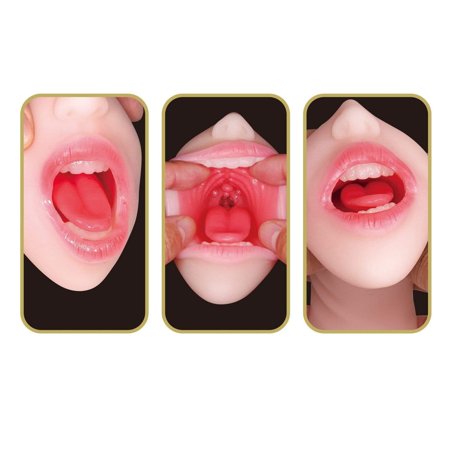 NPG - Geki Fera Takahashi Shoko Takasho Morikawa Anna Mouth Masturbator (Beige) Masturbator Mouth (Non Vibration)