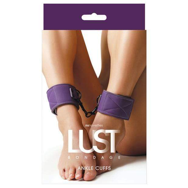 NS Novelties - BDSM Lust Bondage Ankle Cuffs (Purple) Hand/Leg Cuffs
