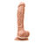 NS Novelties - Colours Dual Density Silicone Realistic Dildo with Balls 8" (Beige) Realistic Dildo with suction cup (Non Vibration) 657447101656 CherryAffairs