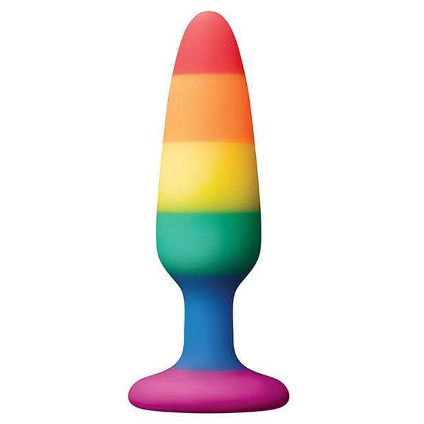 NS Novelties - Colours Pride Edition Silicone Pleasure Anal Plug Small (Multi Colour) Anal Plug (Non Vibration) 657447100789 CherryAffairs