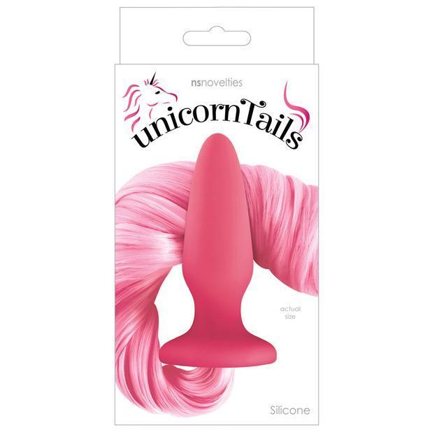 NS Novelties - Unicorn Tails Silicone Butt Plug (Pink) Anal Plug (Non Vibration) Singapore