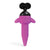 Odile - Discovery Tapered Butt Plug Dilator (Purple) Anal Plug (Non Vibration) 860007640155 CherryAffairs