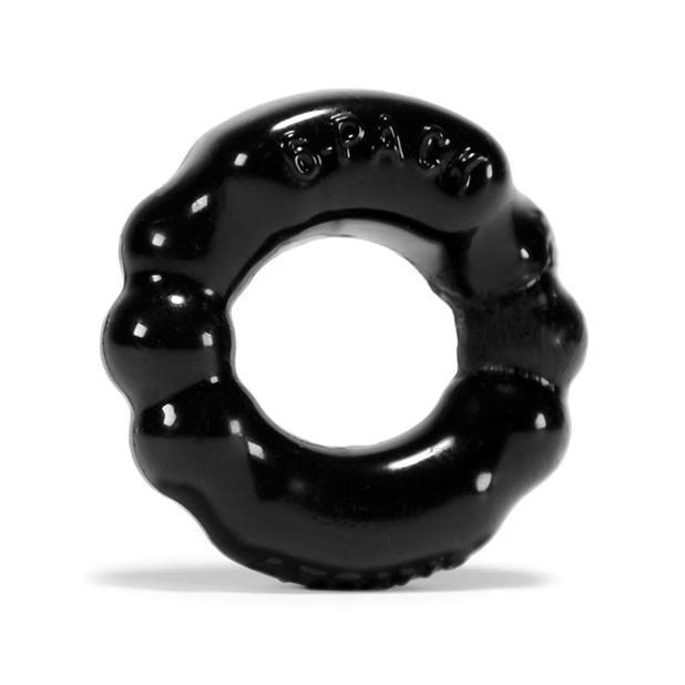 Oxballs - Atomic Jock 6-Pack Cock Ring (Black) Rubber Cock Ring (Non Vibration) Singapore