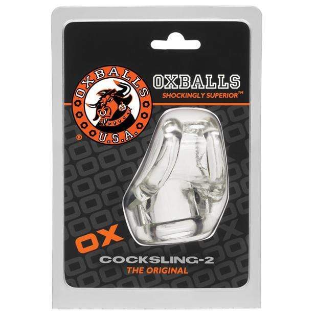 Oxballs - Cocksling 2 Cock Sleeve (Clear) Cock Sleeves (Non Vibration) 840215100146 CherryAffairs