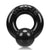 Oxballs - Gauge Super Flex Cock Ring (Black) Rubber Cock Cage (Non Vibration) 840215119247 CherryAffairs