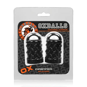 Oxballs - Gripper Nipple Suckers (Black) Nipple Pumps (Non Vibration) 840215111005 CherryAffairs