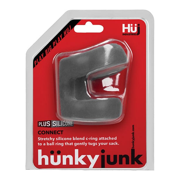 Oxballs -  Huj Hunky Junk Connect Cock Ring with Balltugger (Stone) Silicone Cock Ring (Non Vibration) 840215119773 CherryAffairs