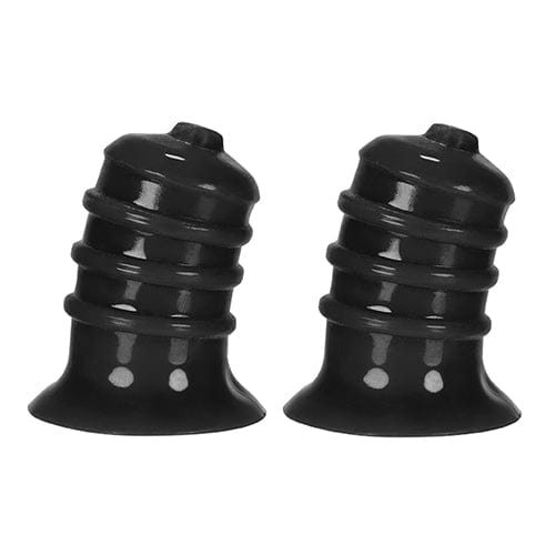 Oxballs - Huj Hunky Junk Elong Nipple Suckers (Black) Nipple Pumps (Non Vibration) 840215105813 CherryAffairs