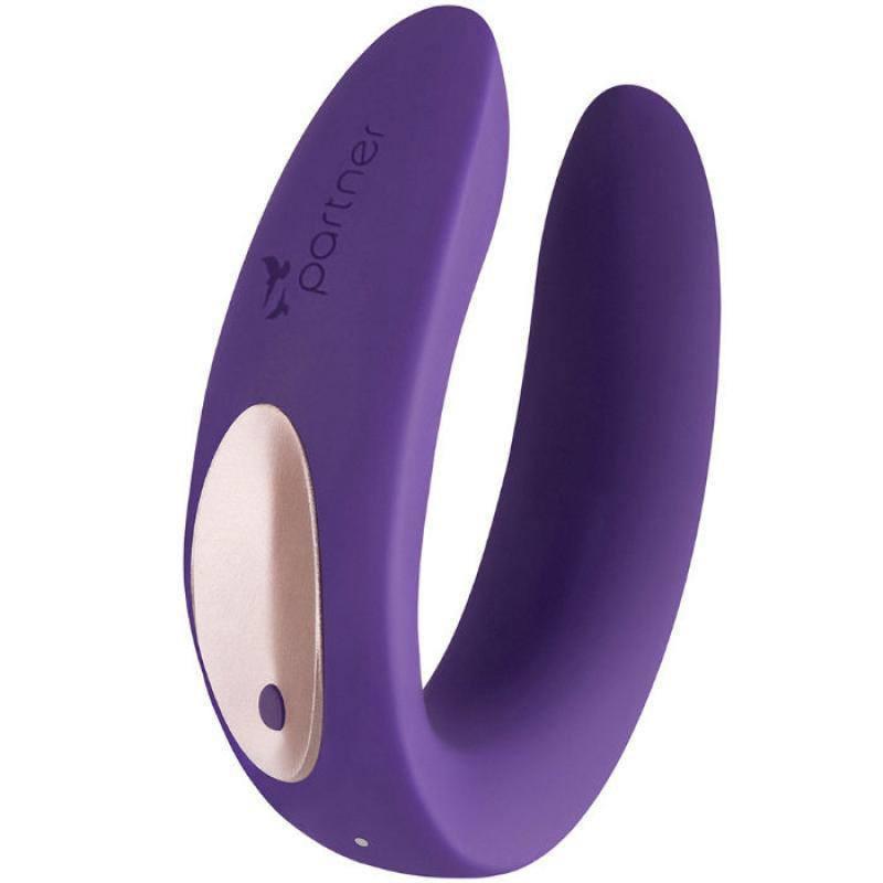 Partner - Plus Couple Toys (Purple) Couple's Massager (Vibration) Rechargeable - CherryAffairs Singapore