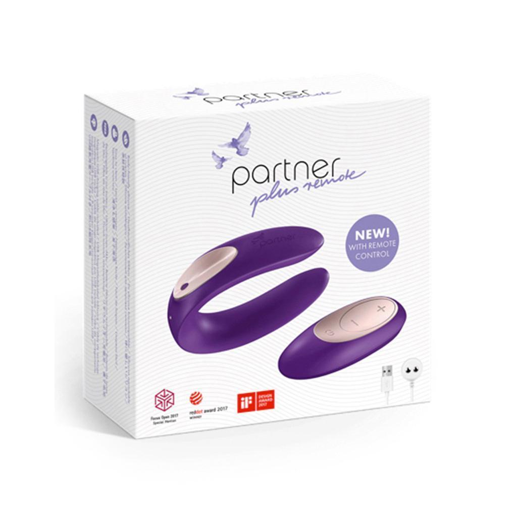 Partner - Plus Remote Control Couples Massager (Purple) Couple's Massager (Vibration) Rechargeable Singapore