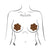 Pastease - Basic Daisy Pasties Nipple Covers O/S (Brown) Nipple Covers 760921345597 CherryAffairs