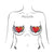 Pastease - Premium Angel Glitter Heart with Wings and Halo Pasties Nipple Covers O/S (Red) Nipple Covers 694536306059 CherryAffairs