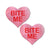 Pastease - Premium Bite Me Heart Pasties Nipple Covers O/S (Red/Pink) Nipple Covers 785123872368 CherryAffairs
