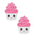 Pastease - Premium Cupcake Glittery Frosting Pasties Nipple Covers (White) Nipple Covers 036663319531 CherryAffairs