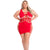 Pink Lipstick - Dynamite Diva Dress Costume Queen (Red) Dresses 017036487798 CherryAffairs