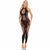 Pink Lipstick - On Rails Footless Bodystocking Costume M/L (Black) Costumes 017036649981 CherryAffairs