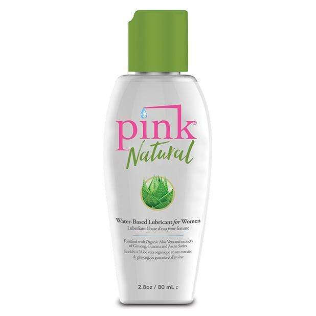 Pink - Natural Water Based Lubricant for Women 2.8oz Lube (Water Based) 891306000913 CherryAffairs