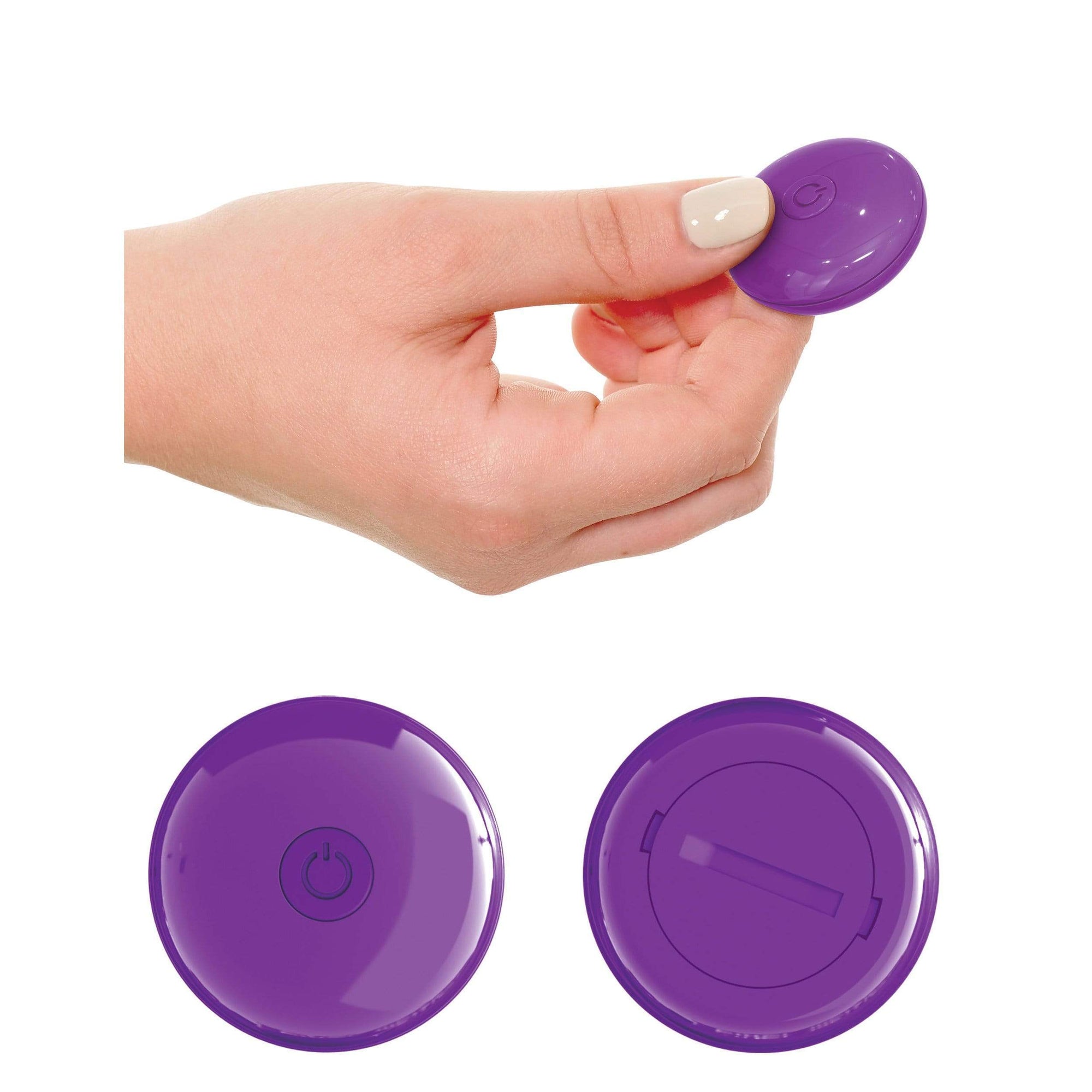 Pipedream - 3Some Myself and Us Rock N Ride Silicone Vibrator (Purple) Couple's Massager (Vibration) Rechargeable 603912761788 CherryAffairs