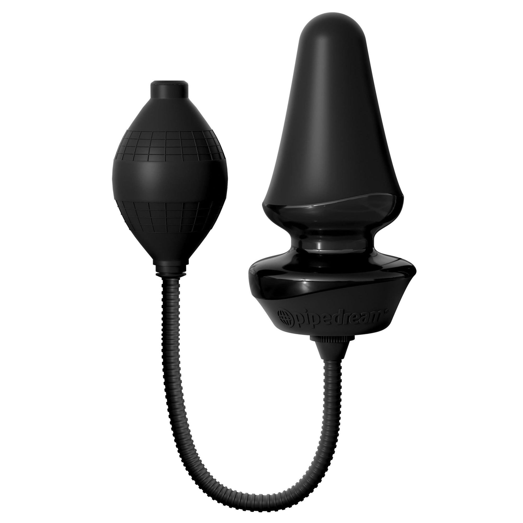 Pipedream - Anal Fantasy Elite Inflatable Silicone Butt Plug (Black) Expandable Anal Plug (Non Vibration) 319750452 CherryAffairs
