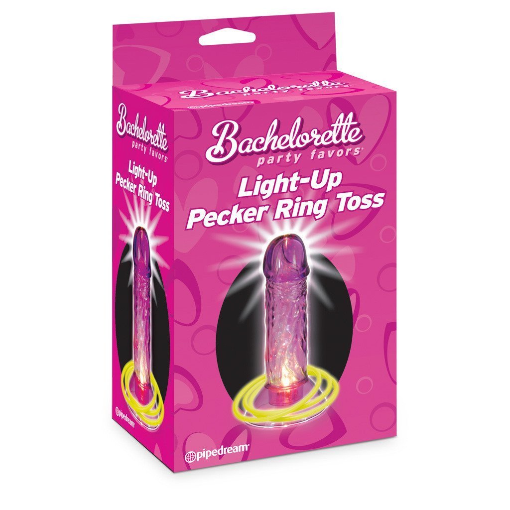 Pipedream - Bachelorette Party Favors Light Up Pecker Ring Toss (Purple) Bachelorette Party Novelties - CherryAffairs Singapore