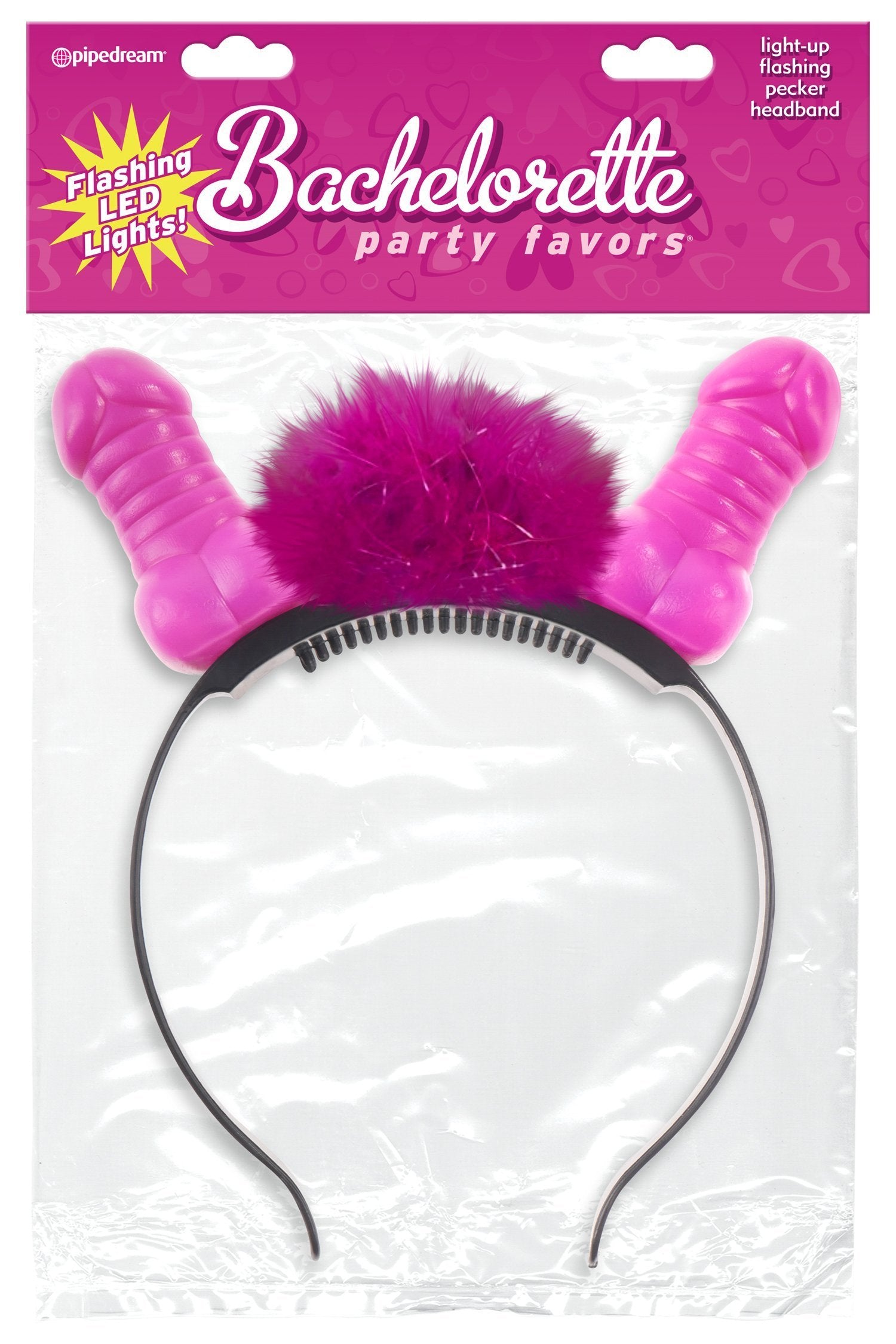 Pipedream - Bachelorette Party Favors Pecker Flashing Headband (Pink) Bachelorette Party Novelties Singapore