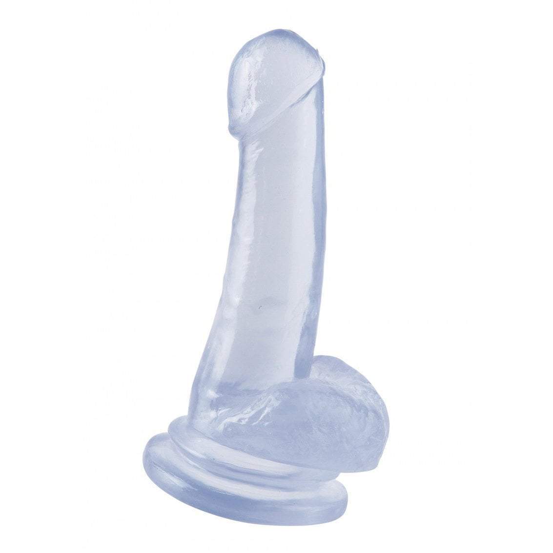 Pipedream - Basix Rubber Works Suction Cup Dong 8" (Clear) Realistic Dildo with suction cup (Non Vibration)