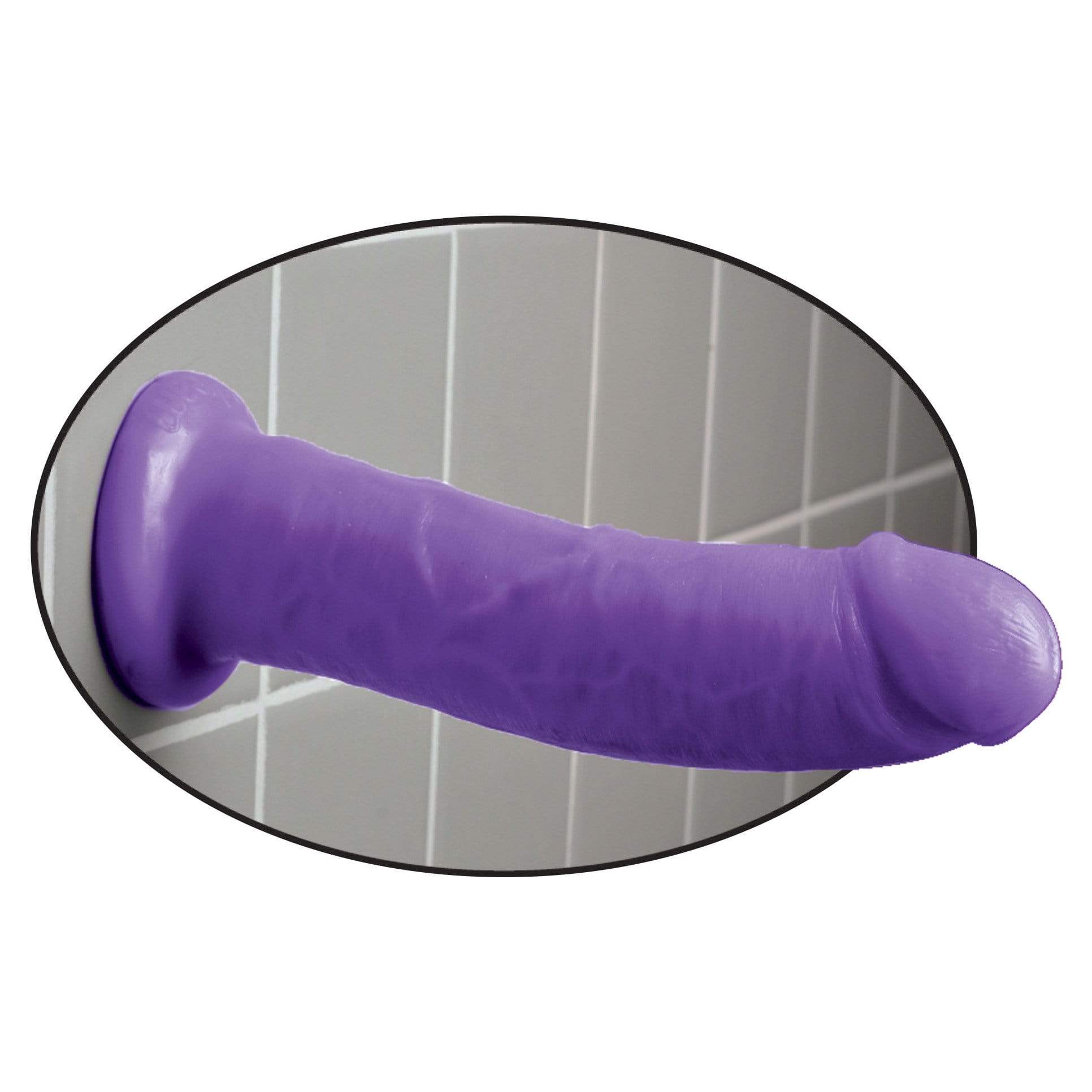 Pipedream - Dillio Dildo 8" (Purple) Realistic Dildo with suction cup (Non Vibration) 603912742305 CherryAffairs