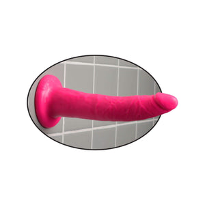 Pipedream - Dillio Slim Dildo 7" (Pink) Realistic Dildo with suction cup (Non Vibration) 603912736731 CherryAffairs