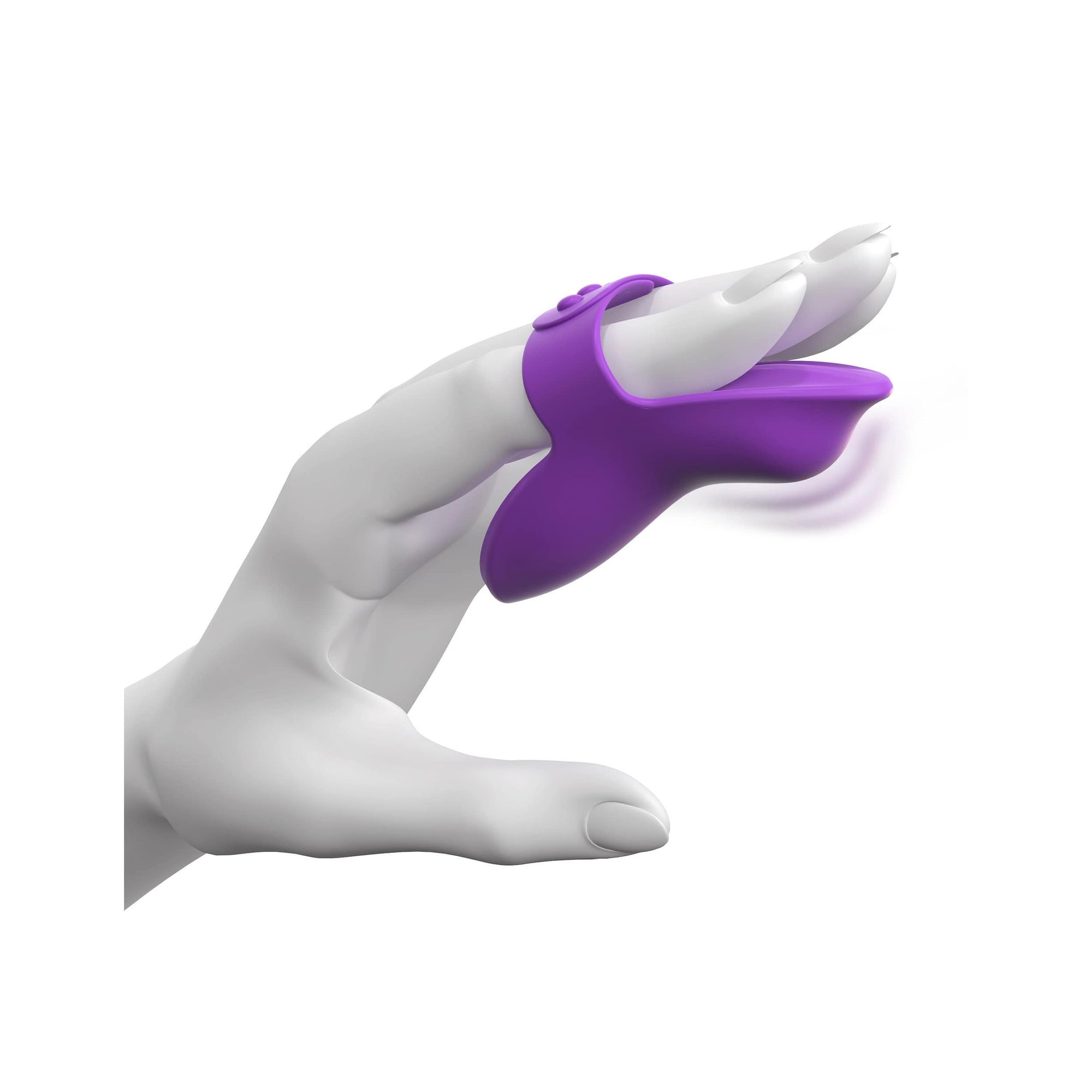 Pipedream - Fantasy For Her Finger Vibe (Purple) Clit Massager (Vibration) Rechargeable 324156505 CherryAffairs