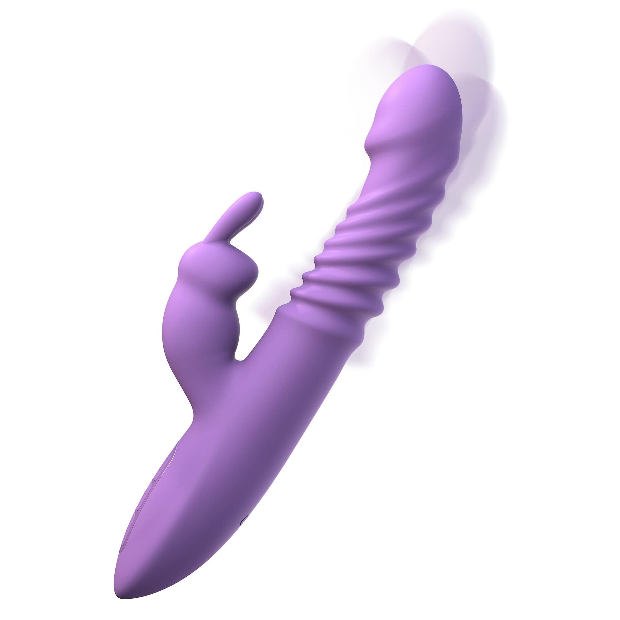 Pipedream - Fantasy For Her Her Thrusting Silicone Rabbit Vibrator (Purple) Rabbit Dildo (Vibration) Rechargeable 319752270 CherryAffairs