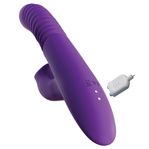 Pipedream - Fantasy for Her Ultimate Thrusting Clit Stimulate Her Rabbit Vibrator (Purple) Rabbit Dildo (Vibration) Rechargeable 603912759655 CherryAffairs