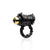 Pipedream - Fetish Fantasy Gold Vibrating Cock Ring (Black) Rubber Cock Ring (Vibration) Non Rechargeable - CherryAffairs Singapore